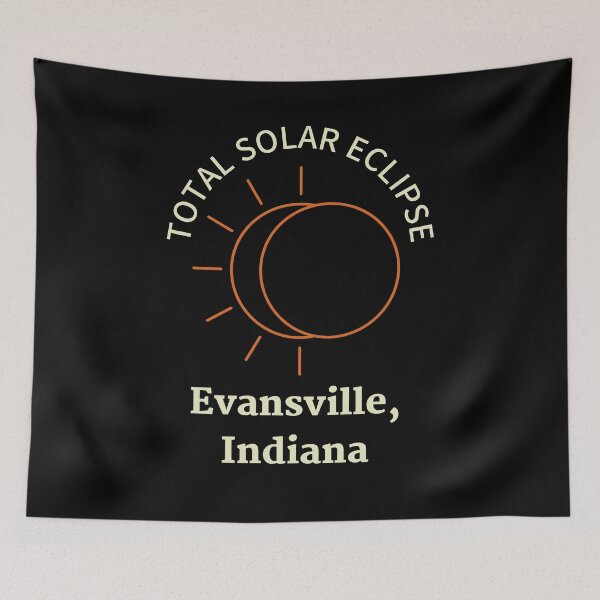 Item preview, Total Solar Eclipse Evansville, Indiana April 8th 2024 designed and sold by MimsTees.