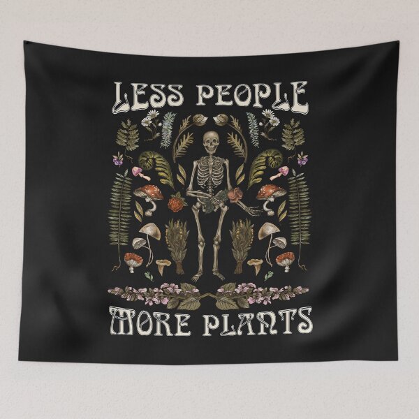 Item preview, Less people, more plants designed and sold by onemoremask.