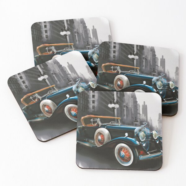 Artikelvorschau, Retro. Retro-Auto. Schwarzes Auto. Aquarell. entworfen und verkauft von MagelliShop.