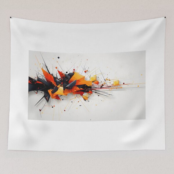 Item preview, A colorful explosion of triangles designed and sold by johndesign88.