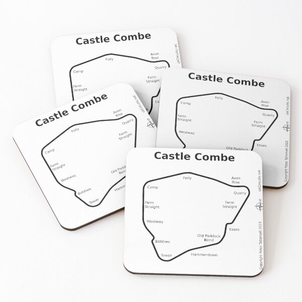 Item preview, Castle Combe Circuit, with Corner Names designed and sold by ukCircuits.net.