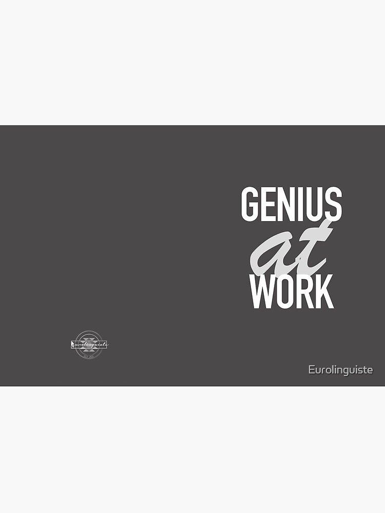 Thumbnail 3 of 3, Journal, Genius at Work designed and sold by Eurolinguiste.