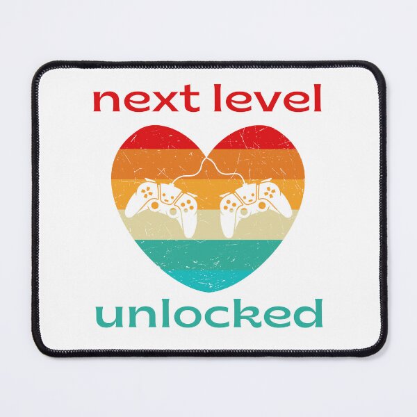 Item preview, Next Level Unlocked Gamer Heart designed and sold by aipolohu.
