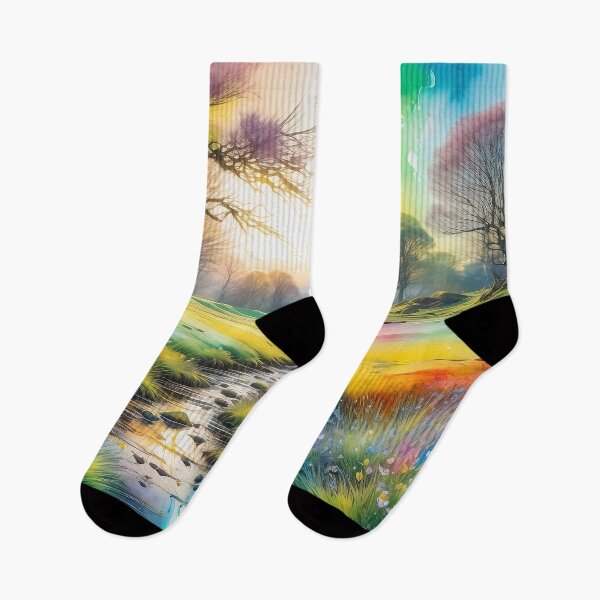 Item preview, Spring meadow in watercolor designed and sold by LilithsDesires.