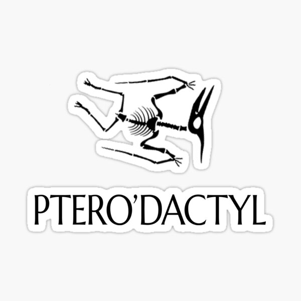Item preview, Pterodactyl -  Late Jurassic Fossil (Archaeology, Paleontology) designed and sold by CottonGarb.
