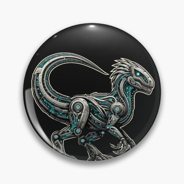 Item preview, FUTURISTIC CYBERNET ANDROID DINOSAUR T-SHIRT designed and sold by TshirtTown77.