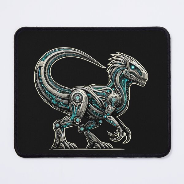 Item preview, FUTURISTIC CYBERNET ANDROID DINOSAUR T-SHIRT designed and sold by TshirtTown77.
