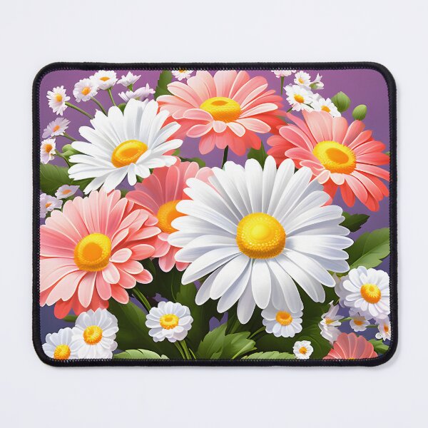 Item preview, Painting of White and Orange Daisy Flowers designed and sold by Petalandfur.