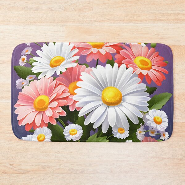 Item preview, Painting of White and Orange Daisy Flowers designed and sold by Petalandfur.