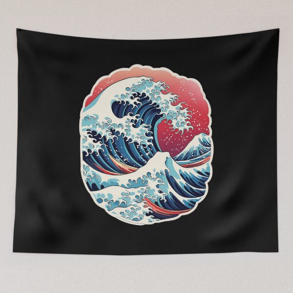 Item preview, Seigaiha Surge designed and sold by MiduImages.