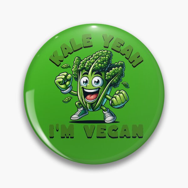 Item preview, Kale Yeah I'm Vegan Food Pun designed and sold by TwistedRabbit12.