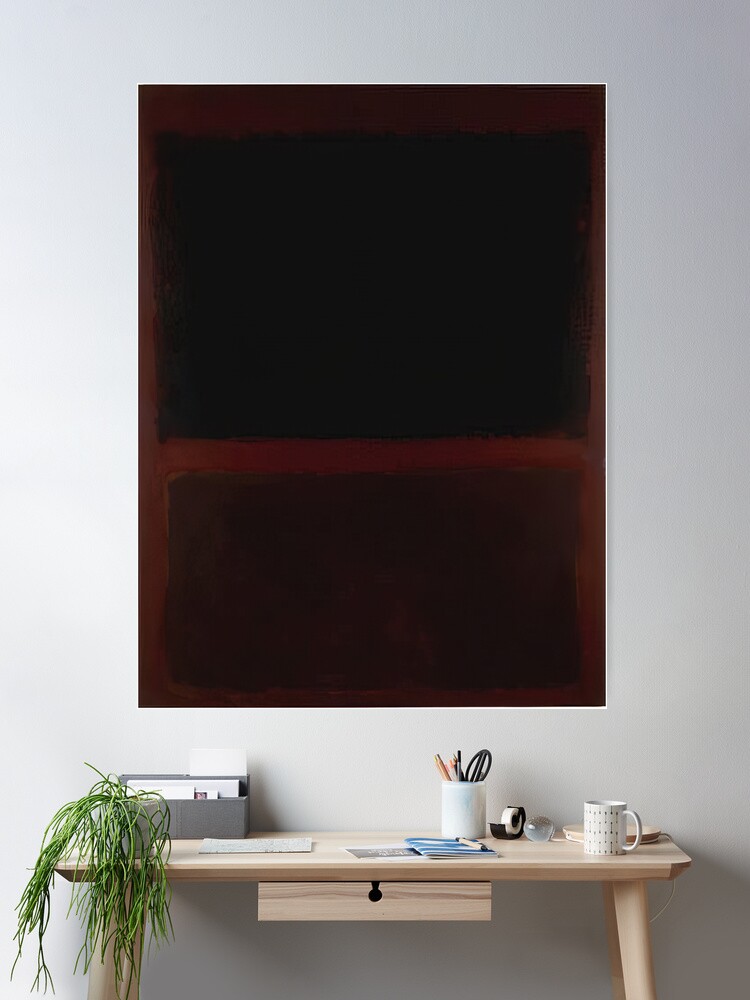 Mark Rothko - Black on Dark Sienna on Purple - 1960 Poster