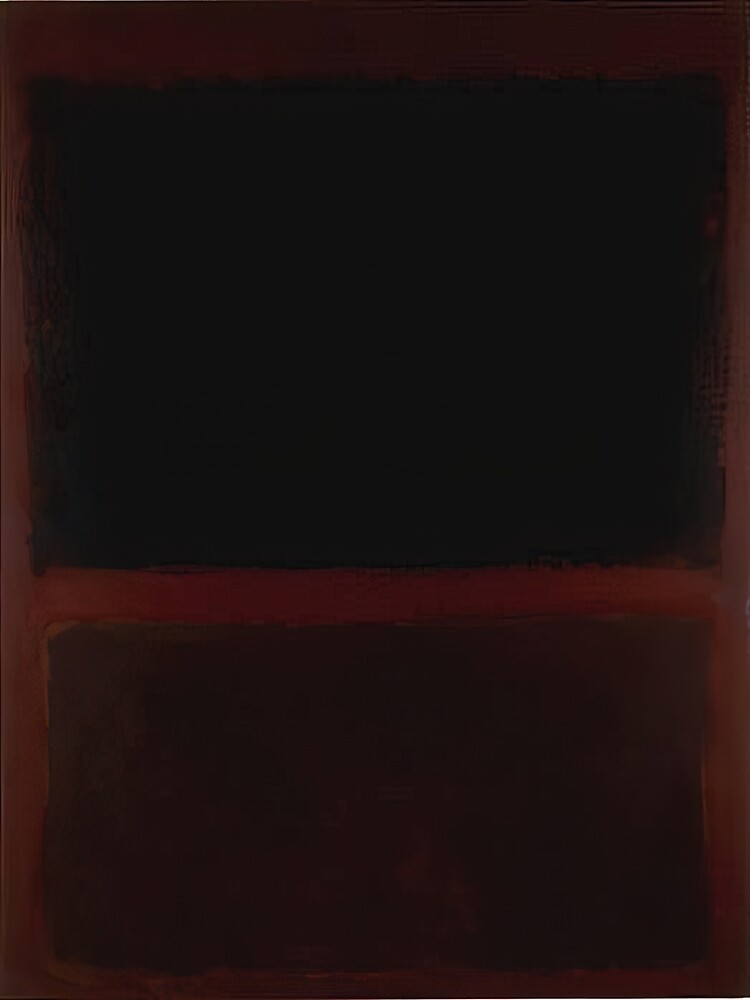 Mark Rothko - Black on Dark Sienna on Purple - 1960 Poster