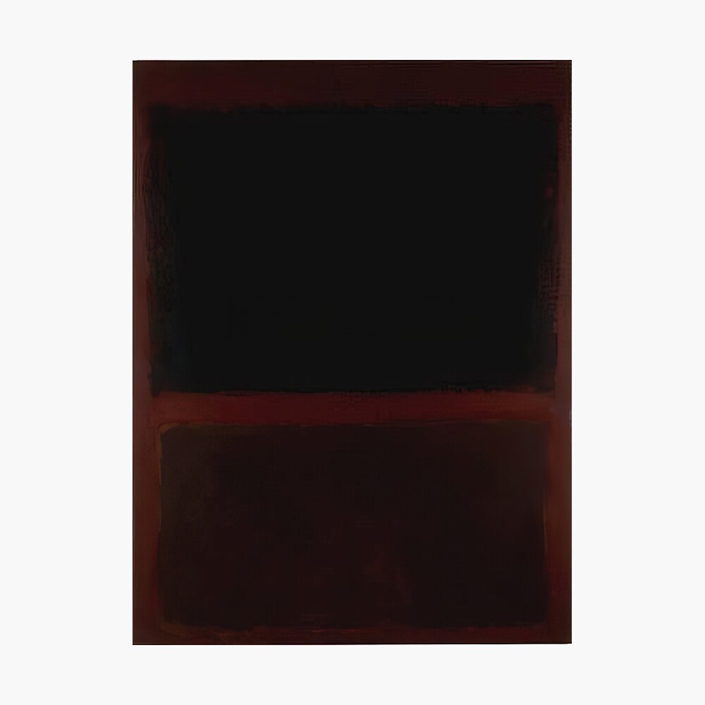 Mark Rothko - Black on Dark Sienna on Purple - 1960 Poster