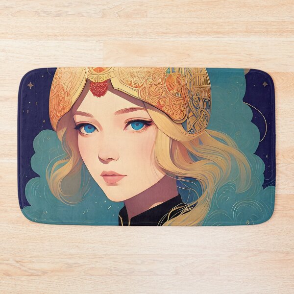 Item preview, Ethereal Cosmic Woman in the Night Sky designed and sold by FriskyLemur.