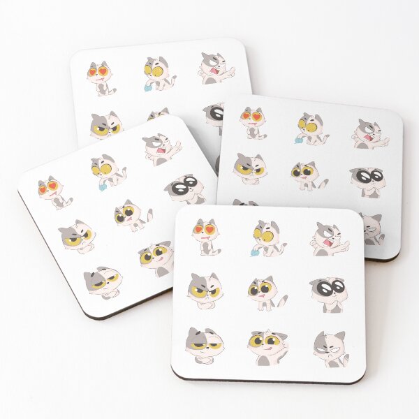 Item preview, kitten with funny faces designed and sold by huape.