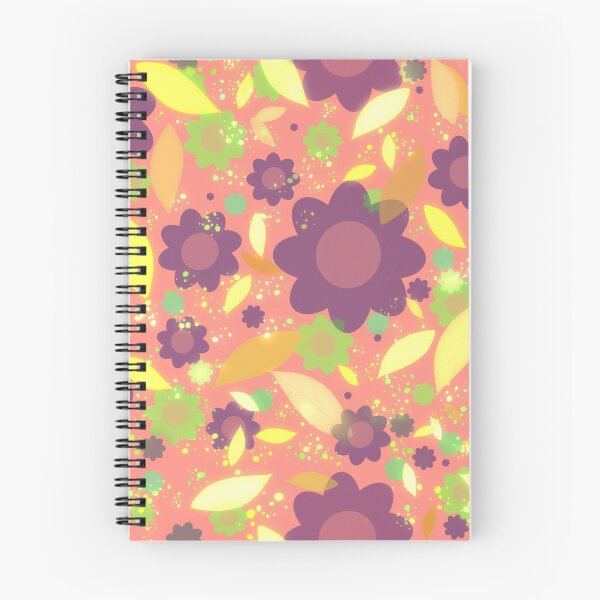 Item preview, Seamless colorful floral motif |  flower and leaves pattern designed and sold by DrStickerManiac.