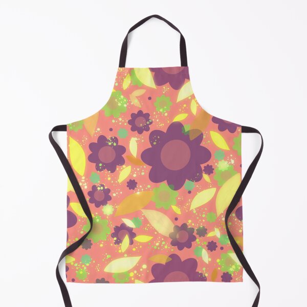 Item preview, Seamless colorful floral motif |  flower and leaves pattern designed and sold by DrStickerManiac.
