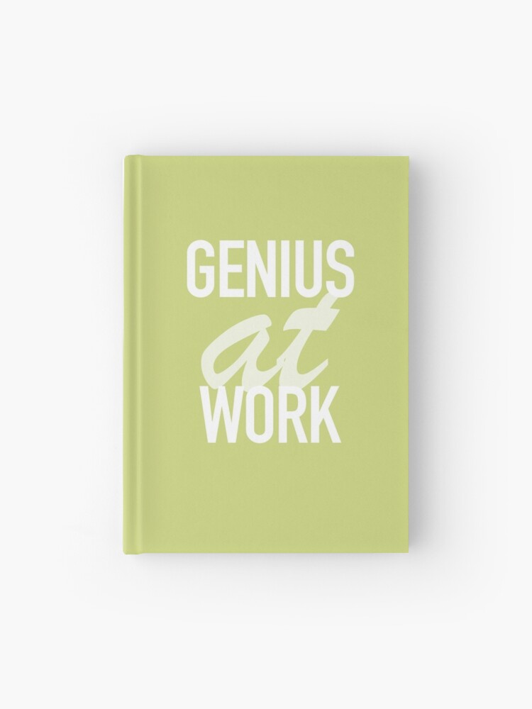 Thumbnail 1 of 3, Journal, Genius at Work Green designed and sold by Eurolinguiste.