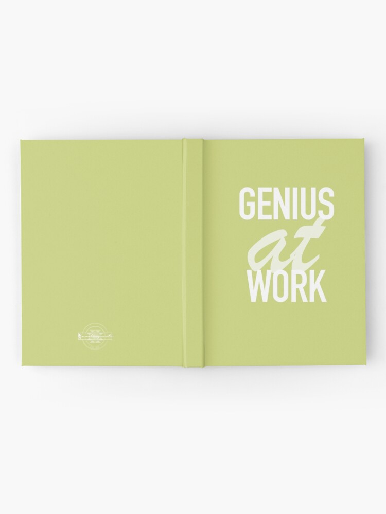 Thumbnail 2 of 3, Journal, Genius at Work Green designed and sold by Eurolinguiste.