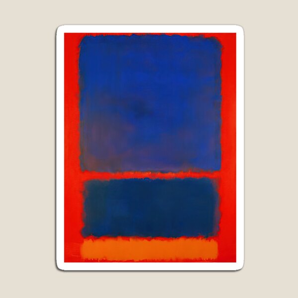 Aperçu de l'œuvre Mark Rothko - Bleu, Orange, Rouge - 1961 créée et vendue par thompart.