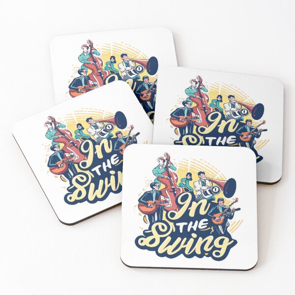 Item preview, In the Swing - Vintage Jazz Band Graphic designed and sold by NiftyWrx.