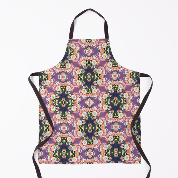 Item preview, Painting of White and Orange Daisy Flowers Seamless Pattern designed and sold by Petalandfur.