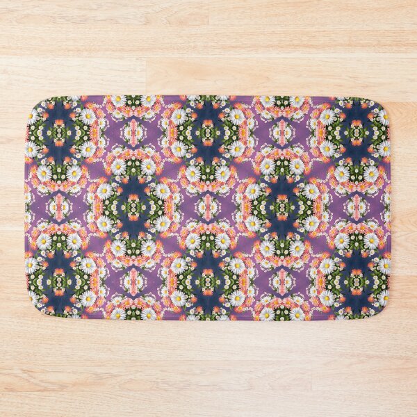 Item preview, Painting of White and Orange Daisy Flowers Seamless Pattern designed and sold by Petalandfur.