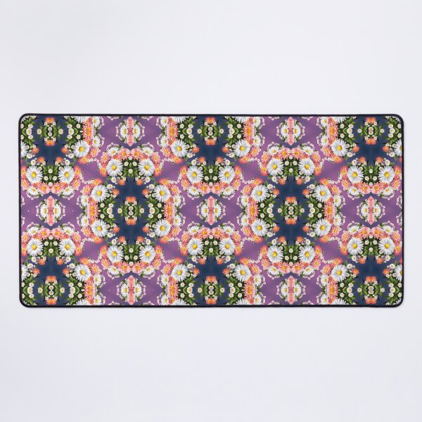 Item preview, Painting of White and Orange Daisy Flowers Seamless Pattern designed and sold by Petalandfur.