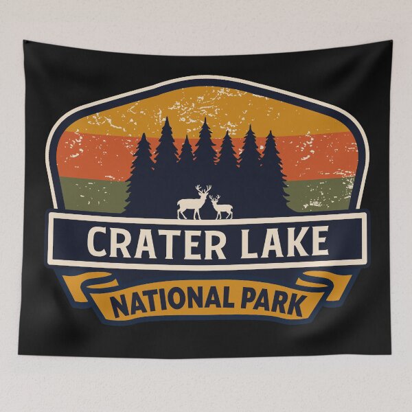 Item preview, Crater Lake National Park-Vintage designed and sold by Nature-spirit.