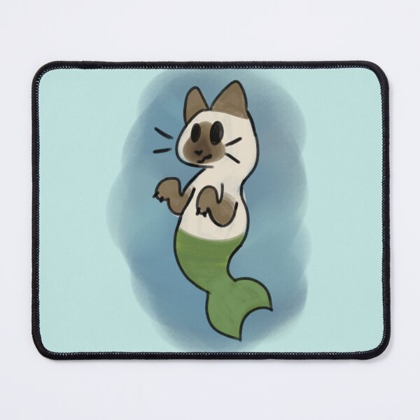 Item preview, Mermaid Cat Kitty Cute Mercat designed and sold by doodledont.