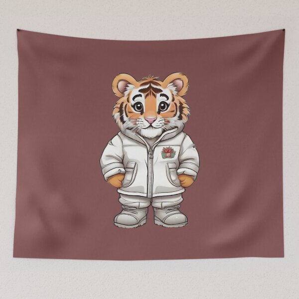 Item preview, Fluffy Feline Bliss: Adorable Tiger Cub Collections designed and sold by nadeem4design.