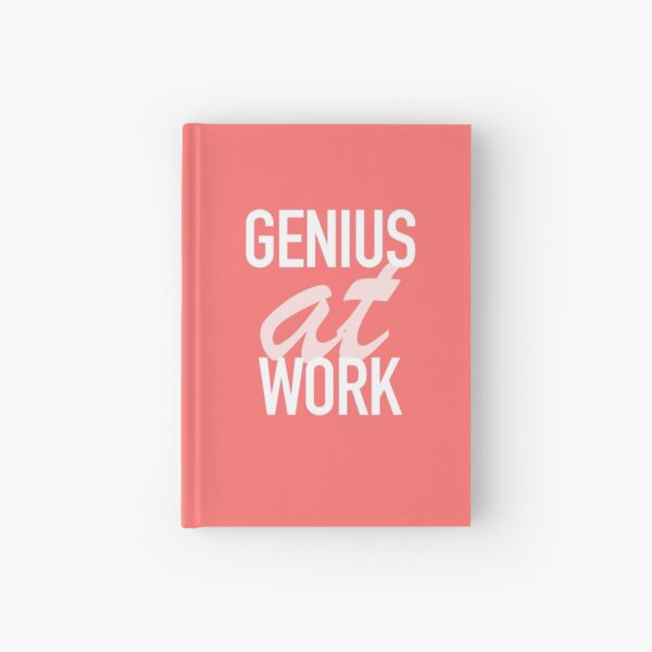 Genius at Work Pink Hardcover Journal