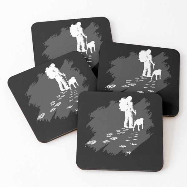 Item preview, Hiker Tracks Dog Doggie Doggie designed and sold by MooonTees.