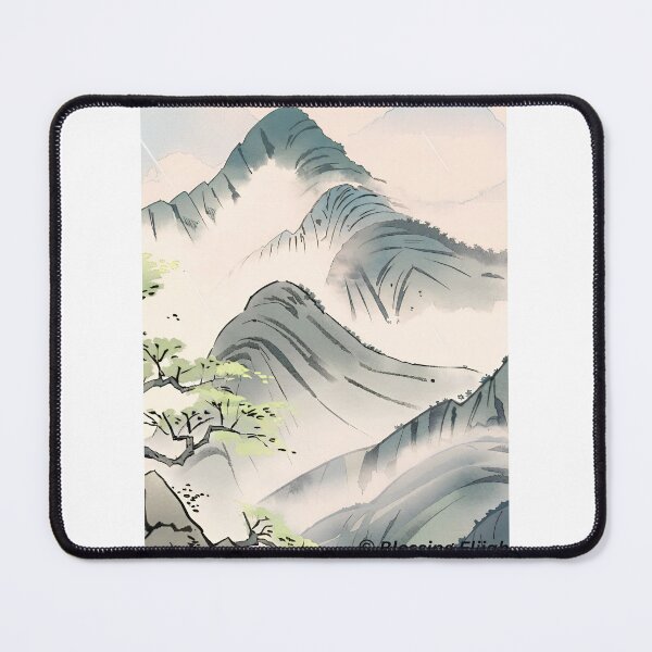 Item preview, An artistic portrait of mountains designed and sold by Artsy BE.