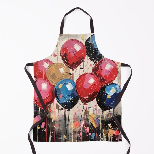 Item preview, New Years Eve abstract pop art balloon arrangement designed and sold by dcrc.