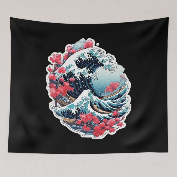 Item preview, Seigaiha Surge designed and sold by MiduImages.