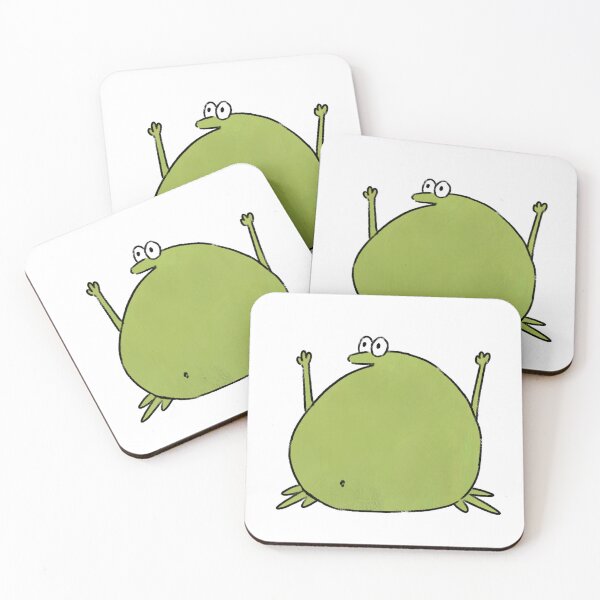 Item preview, Funny cartoon frog designed and sold by OrangesAndFun.