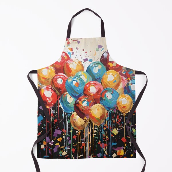 Item preview, New Years Eve abstract pop art balloon arrangement designed and sold by dcrc.