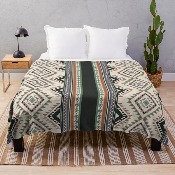 Item preview, Navajo tribal vector seamless pattern. Native American ornament. Ethnic South Western decor style. Boho geometric ornament. Vector seamless pattern. Mexican blanket, rug. Woven carpet illustration designed and sold by SittipongDesign.