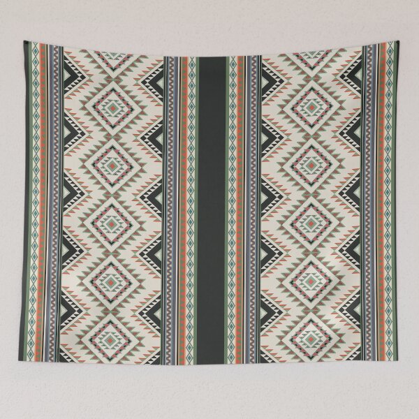Item preview, Navajo tribal vector seamless pattern. Native American ornament. Ethnic South Western decor style. Boho geometric ornament. Vector seamless pattern. Mexican blanket, rug. Woven carpet illustration designed and sold by SittipongDesign.