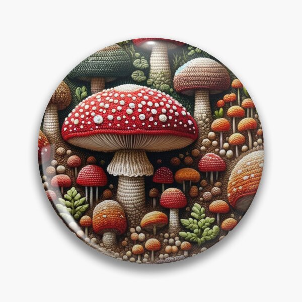 Item preview, Mushrooms Crochet Pattern Vibrant designed and sold by irek07.