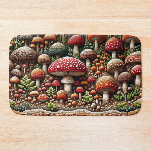 Item preview, Mushrooms Crochet Pattern Vibrant designed and sold by irek07.