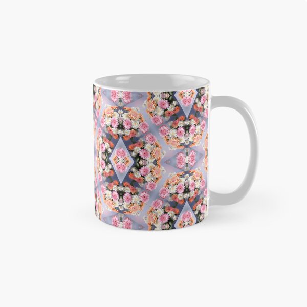 Item preview, Painting of White, Orange and Pink Gerbera Flowers Seamless Pattern designed and sold by Petalandfur.