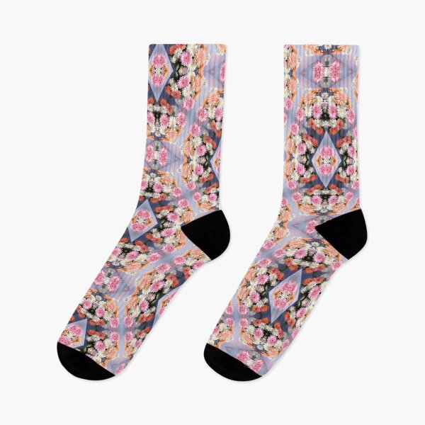 Item preview, Painting of White, Orange and Pink Gerbera Flowers Seamless Pattern designed and sold by Petalandfur.