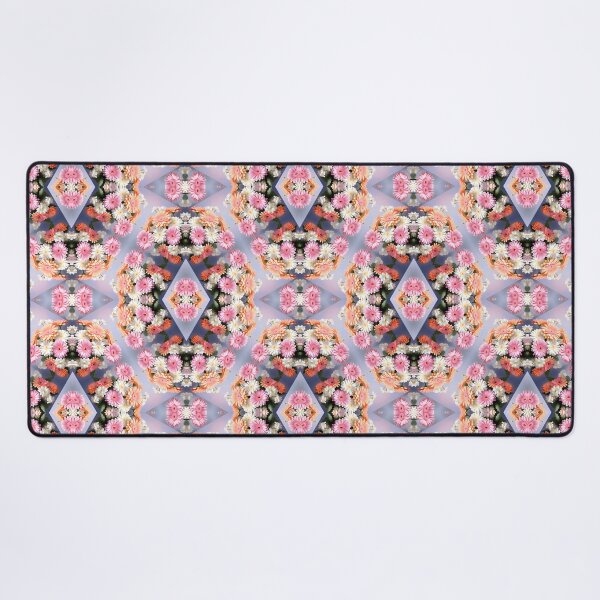 Item preview, Painting of White, Orange and Pink Gerbera Flowers Seamless Pattern designed and sold by Petalandfur.