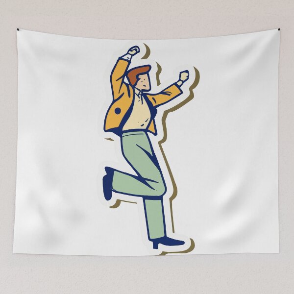 Item preview, Iconic Jazz Dance Lift Illustration designed and sold by NiftyWrx.