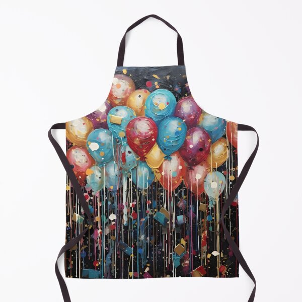Item preview, new years eve abstract pop art balloon arrangement designed and sold by dcrc.