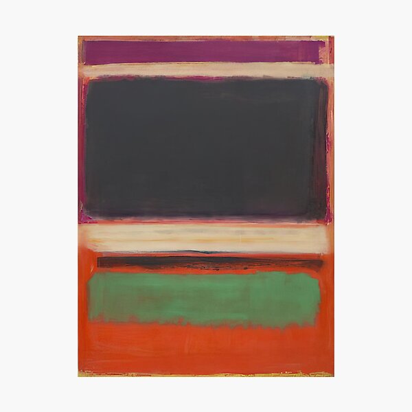Item preview, Mark Rothko - No.3No.13 (Magenta, Black, Green on Orange) - 1949 designed and sold by thompart.