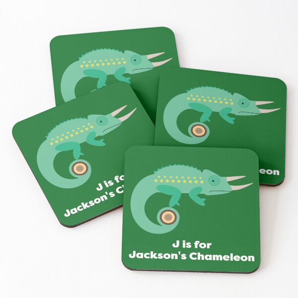 Item preview, J is for Jacksons Chameleon (The Animal Alphabet) designed and sold by Utter, Earth.
